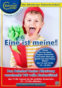 Zuckertütenaktion vom 13.06.-14.06. sowie 17.06.2017